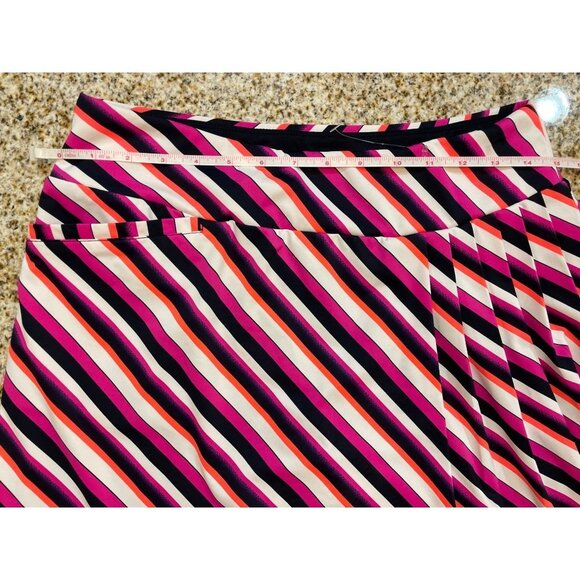 Tail Striped Pleated Pull On Tennis Athletic Skort Sz S - Picture 6 of 11